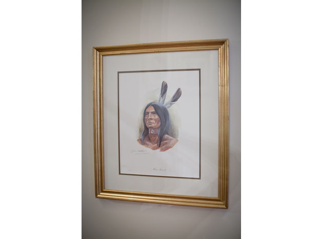 Lucile Cooks Painting of Miami Native American